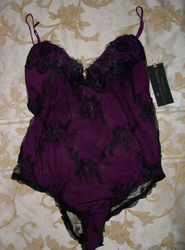  NWT $128 Victoria Secret Designer Collection Flora Nikrooz Teddy S - Picture 1 of 3