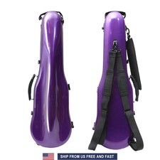 Portable Violin Case 4/4 full size Carbon fiber Strong Durable Professional