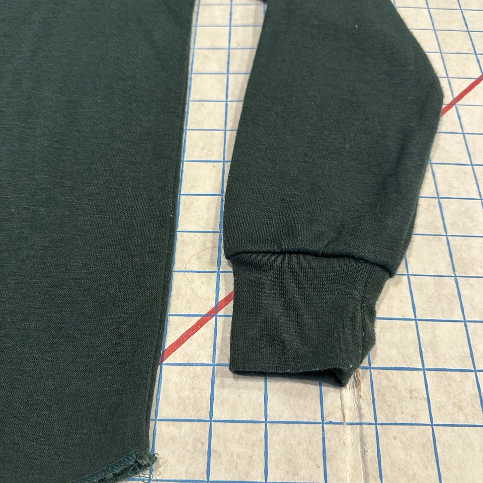 Browning Thermal Base Layer Long Sleeve Shirt Mens Med Green Fleece Hunting Wool - Image 3 of 4