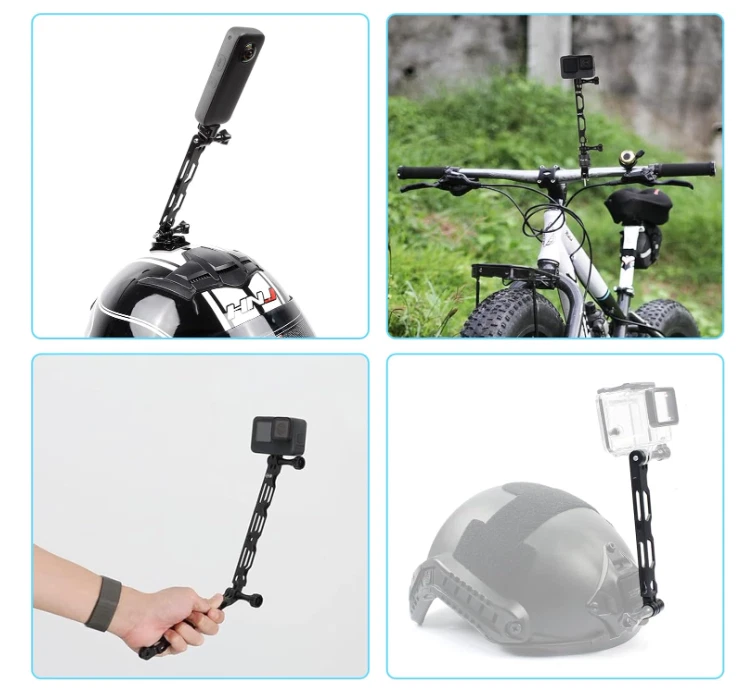 Reflex Camera 39 in 1 Motorcycle Action Camera Accessories Kit Compatible with G - Image 4 of 4