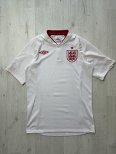Vintage National Team England 2010 Umbro White Soccer Jersey Shirt Sz 36 / Small