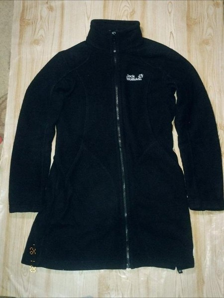 Women Jack Wolfskin Sweater Black Fleece 36 / S /