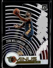 2020-21 Donruss Optic #8 Zion Williamson T-Minus 3...2...1 Pelicans Card 1003D