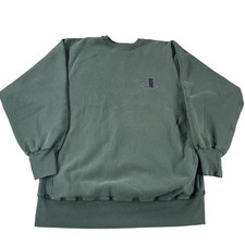 VTG 90s Champion Reverse Weave Sweatshirt Mens 2XL Green Crewneck Logo Pullover