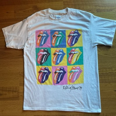 Vtg. 1989 Rolling Stones Andy Warhol Alternate Back North American