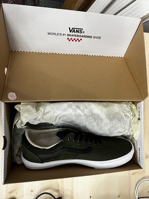 VANS Gilbert Crockett Men s Olive/Black Skate Shoe  Sz 12 New