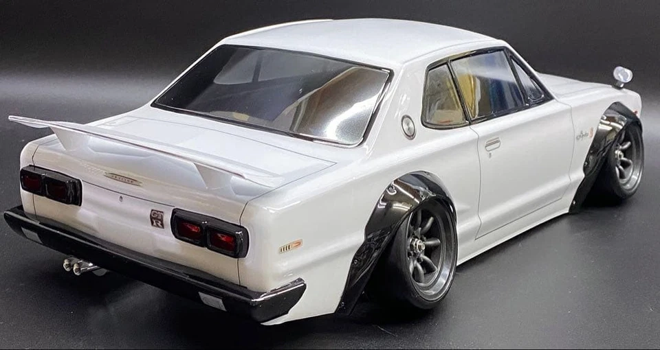 ABC Hobby 1/10 RC Car Painted Body Nissan Skyline 2000GT-R KPGC110 - Image 2 of 4