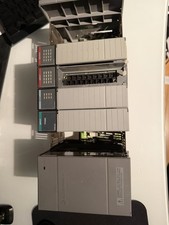 Allen-Bradley 1746-A7/B SLC500 7 Slot Rack Ser A with 1746-P1/A,4 I/O Cards