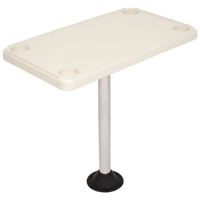 #ad #ad Detmar Boat Rectangular Table Kit 12 1106C Surface Mount Ivory $109.15