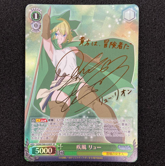 ヴァイス　疾風リュー　sp psa10 PSA10 疾風リュー SP - ダンまち 疾風リュー ヴァイスシュヴァルツ