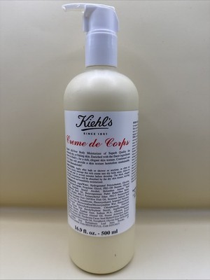 Kiehl's Creme de Corps Body Lotion with Cocoa Butter and Shea 16.9oz New
