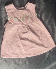 Vintage Baby Pink Corduroy Dress Winnie The Pooh  No Tags Look Thru Pics C1 