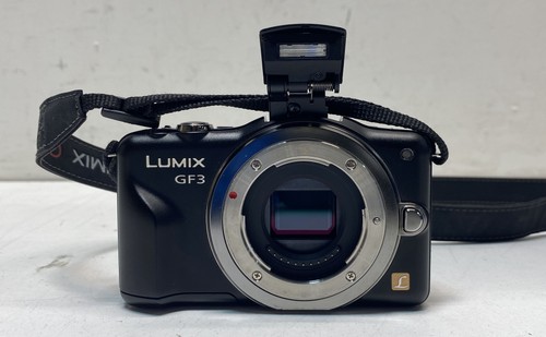 Panasonic Lumix DMC-GF3 12.1MP Micro Four Thirds Mirrorless Camera Body Black