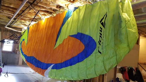Flow Yoti II – Size 19 – mini paraglider wing, weight range 121-353 lbs