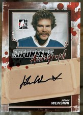 2011-12 ITG ENFORCERS AUTO #A-JW JOHN WENSINK !!
