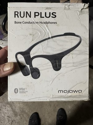 MOJAWA Run Plus Bone Conduction Headphones IP68 Waterproof Swimming - Black