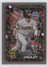 2024 Topps Holiday Silver Glitter Graham Pauley #H15 1i3k