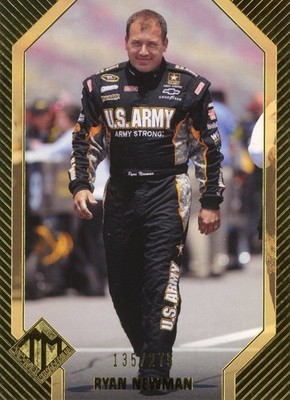 PRESSEAUSWEIS 2012 TOTAL MEMORABILIA RYAN NEWMAN #27 135/275 GOLD PARALLEL CARD