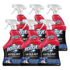 Resolve Ultra Stain/Odor Remover, 6 32 oz Spray Bottles 99305CT 