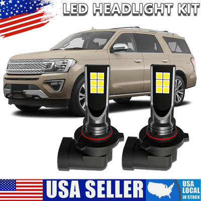 For Ford Expedition 1999-2020 2x LED Fog Light Bulb Conversion Kit High Power