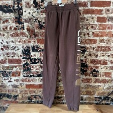Carhartt boys Knit Long Loose Fit Sweatpants Brown Boys Large 26x29.5"