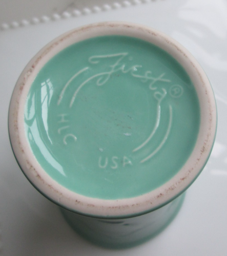 FIESTA bistro LATTE MUG 18 oz Sea Mist Green FIESTAWARE Excellent condition - Picture 3 of 3