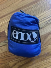 Eno Double Nest Hammock Blue/Teal Two Color Travel Camp Comfort- No Straps