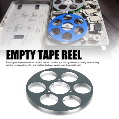 . Empty Tape Reel Sound Recording 6 Hole Aluminum Alloy For NAGRA Miniature T