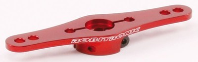 Robitronic Aluminium Servo Doppel Arm 23Z (1-Ebene) Rot / R17017R