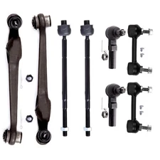 8Pcs Front Lower Control Arm Tie Rod Sway Bar For 1993 94 95-1999 Saturn SC1 SC2