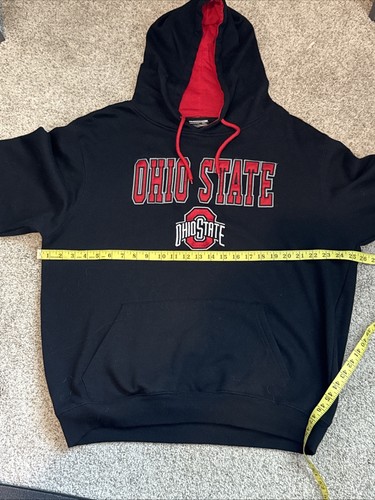 Stadium Athletics Ohio State Buckeyes Embroidered Pullover Hoodie Sweatshirt XL - Picture 9 of 13