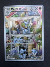 Pokemon TCG Scarlet and Violet 151 Machoke 177/165 Illustration Rare Holo NM on eBay