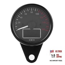 Digital LED Motorcycle Speedometer Universal LCD Gauge with Tachometer