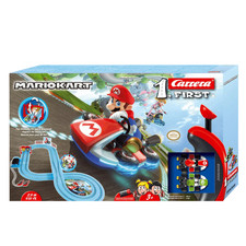 Carrera First Nintendo Mario Kart - Mario vs. Luigi Slot Car Race Track, Ages 3 