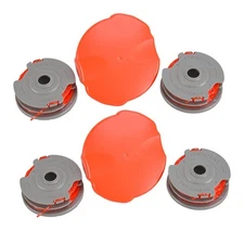 2Set Trimmer Spool Line & Cap Cover Fit for Flymo Contour 500 700 Power Trim 300