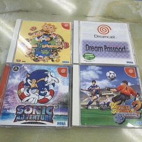 DC Sonic Adventure, Virtua Striker 2 etc. 8Set for Sega Dreamcast USED Japan