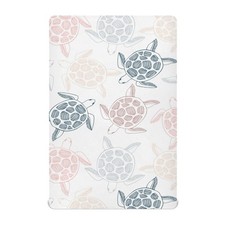 Sea Turtles Fitted Crib Sheet for Girls and Boys, Soft Breathable for Standar...