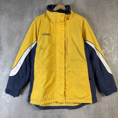 Columbia Sportswear 3 in 1 Jacke Damen L gelb Ski Style Full Zip isoliert