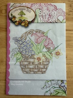 Crabapple Hill SPRING BASKET Embroidery Pattern