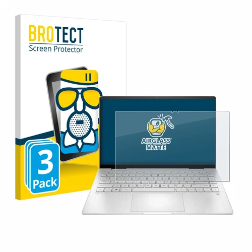 3x Anti Reflet Protection Ecran Verre pour HP Pavilion x360 14-ek2154ng 14" Film