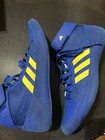 Adidas Hvc Blue Yellow Wrestling Boxing Shoes 10.5 — photo 4