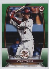 2023 Bowman NPB Nippon Professional Baseball Green 84/99 Soshi Yoshino #129 0c3