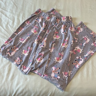 Women's Nite Nite by Munki Munki Pj Pants, Llama, Sm