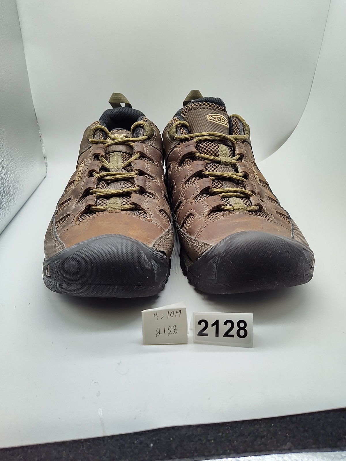 Scarpe da trekking KEEN uomo Targhee Vent traspiranti bassa altezza marroni taglia 10 #2128