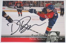 DAVID BOOTH SIGNED 10-11 UPPER DECK FLORIDA PANTHERS CARD AUTOGRAPH AUTO!!