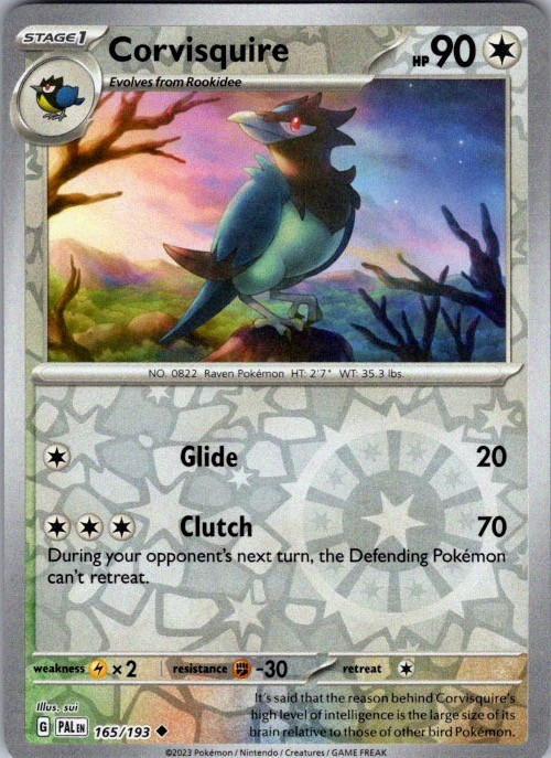 SV02: Paldea Evolved #165/193 Corvisquire