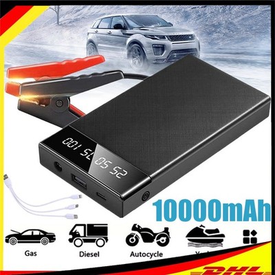 12V Auto Starthilfe Jump Starter Batterie Booster Powerbank KFZ Notfall Akkupack