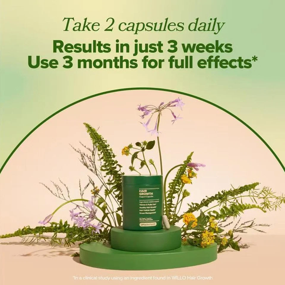 1-3X O Positiv Health Hair Growth Support 60 Kapseln für Frauen Haar Gesundheit - Bild 4 von 4