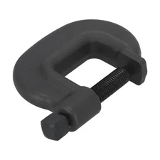 Heavy Construction C-Clamp 2" 12500LBS Force Black Oxide Coating Steel Tool