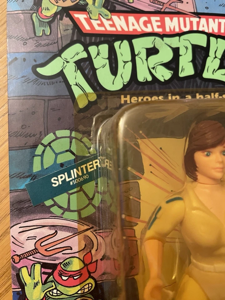TMNT NUEVO EN CAJA April O'Neil en caja astillada 1989 ULTRA RARO Foto 2 de 4